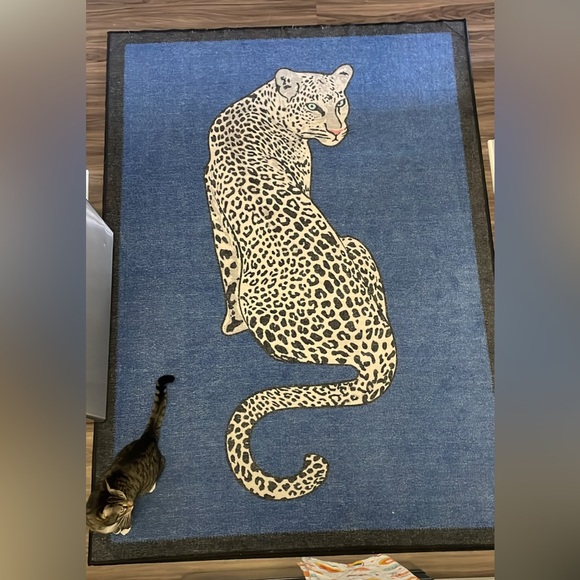 Blue Leopard Ruggable - Picture 1 of 4